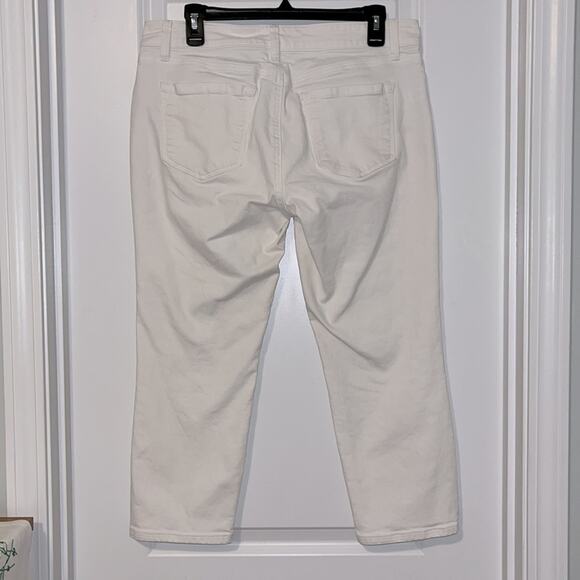 LOFT Soft White Mid-Rise Modern Crop Jeans - Picture 5 of 11